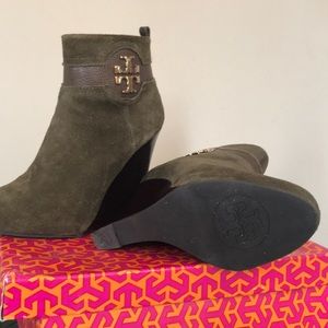 Tory Burch wedge bootie